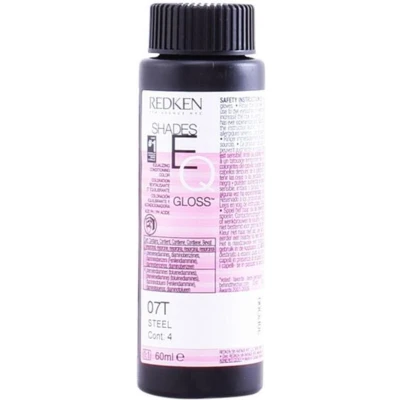Afbeelding van Redken Shades EQ Demi permanente kleuring 3 x 60 ml 07T Steel