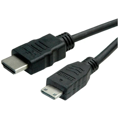 Afbeelding van ROLINE GREEN HDMI High Speed Kabel met Ethernet, male Mini male, 2 m