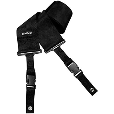 Afbeelding van DiMarzio DD2800BK Cliplock gitaarriem 7,6 cm zwart