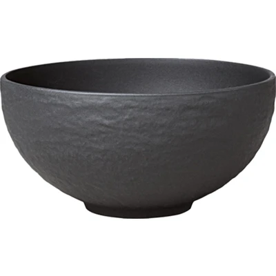Afbeelding van Villeroy &amp; Boch Manufacture Rock Diep Bord / Kom 12.5 cm Zwart