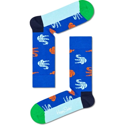 Afbeelding van Happy Socks crocodile blauw 41 46