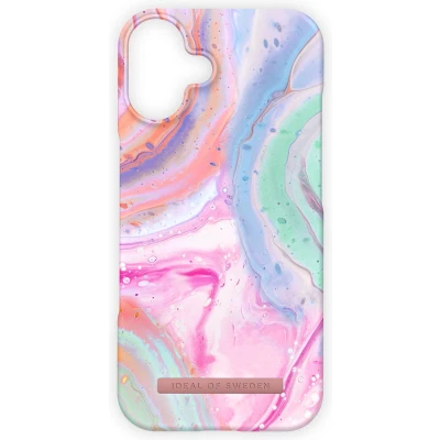 Afbeelding van iDeal of Sweden Fashion Backcover voor de Apple iPhone 16 Pastel Marble