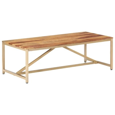 Afbeelding van Salontafel 120x60x40 cm massief sheeshamhout