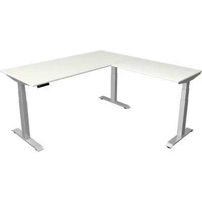Afbeelding van Kerkmann Zit sta hoekbureau Move 4 wit 180x180cm elektrisch