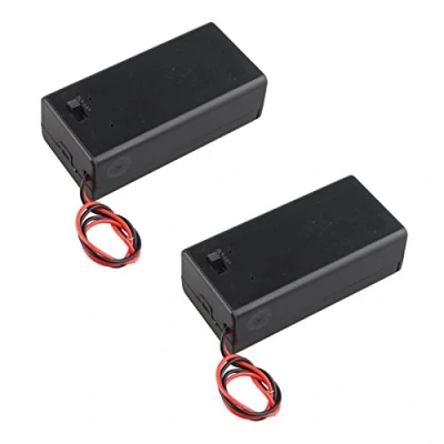 Afbeelding van HALJIA 2 stuks batterijhouders 9 V met aan/uit schakelaar