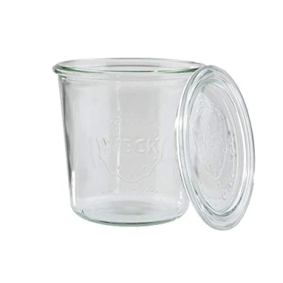Afbeelding van APS weckpotten met deksel 58ml (2 stuks)
