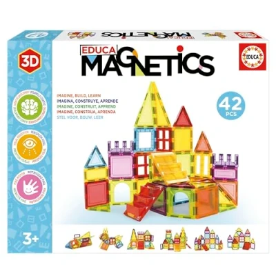 Afbeelding van Bouwspel Educa Magnetics Magnetisch 42 Onderdelen