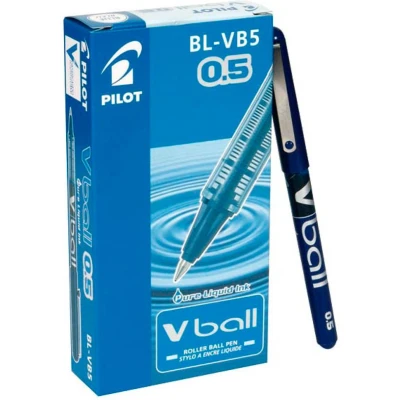 Afbeelding van Boligrafo de tinta líquida Pilot Roller V Ball Blauw 0,3 mm (12 Stuks)