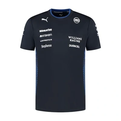 Afbeelding van PUMA Williams Racing Formula 1 Team T shirt voor heren 2025 marineblauw, Marine., XXL