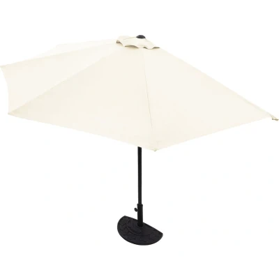 Afbeelding van Kingsleeve Parasol Halfrond Ø 2,7m UV 50+ Bescherming Beige
