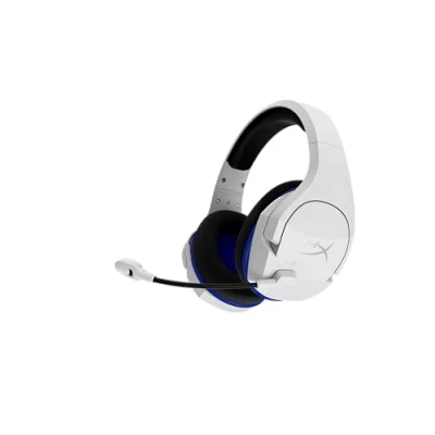 Afbeelding van HyperX Cloud Stinger Core Over Ear headset Gamen Radiografisch Stereo Wit, Blauw Volumeregeling, Microfoon uitschakelbaar (mute)
