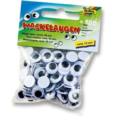 Afbeelding van Folia knutseloogjes rond 12 mm