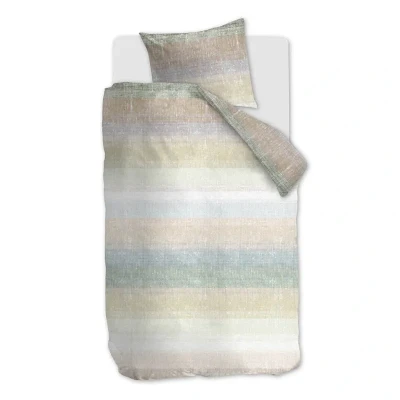 Afbeelding van Ariadne at Home Colour Harmony dekbedovertrek Eenpersoons 140x200/220 Blauw Groen