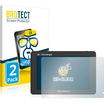 Afbeelding van BROTECT Screenprotector voor Feelworld LUT7 7&quot; Folie Beschermfolie transparant (2 Stuks)