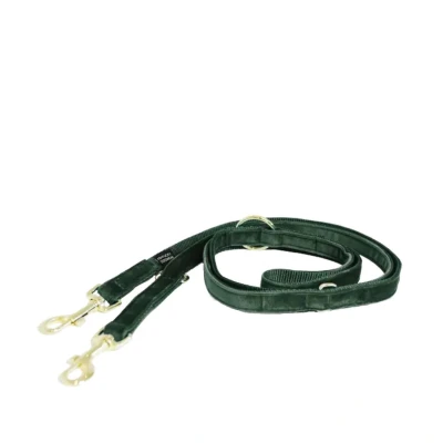 Afbeelding van Kentucky Hondenriem Velvet Pine Green 2m S