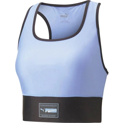 Afbeelding van Fit Skimmer Trainingstop Dames Elektro Purple Puma Black730 L Paars Sport Bh