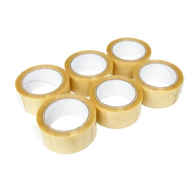 Afbeelding van Vibac PVC tape 48mm X 66mtr. Transparant. 6 Rollen Transparant (6 Rollen)