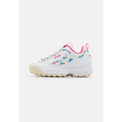 Afbeelding van Fila Disruptor Teens Unisex Sneakers laag voor kinderen, Maat: 38, White/pink/lemonade Pu