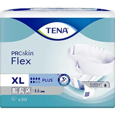 Afbeelding van Tena Flex Plus Extra Large 30 stuks Incontinentie luiers