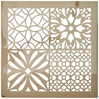 Image de Pochoir 30x30cm carreau ciment 2 artémio