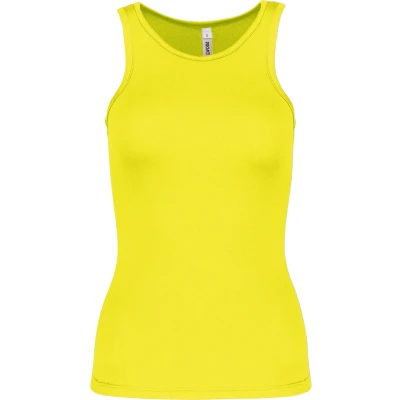 Afbeelding van PROACT Damessporttop PA442 Fluorescent Yellow