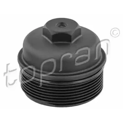 Afbeelding van TOPRAN 116 048 Deksel, oliefilterbehuizing Met pakking VOLKSWAGEN: Polo V Hatchback, Golf 5, SKODA: Fabia 2, AUDI: A3 Sportback