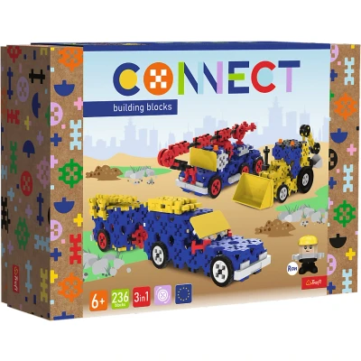 Afbeelding van Trefl Connect Blocks Construction Vehicles / SUV Large