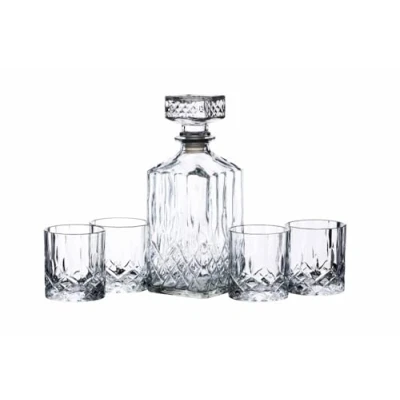Afbeelding van BarCraft Whiskey Set Decanteerset Karaf met glazen Geslepen Gl