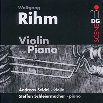 Afbeelding van Andreas Seidel &amp; Steffen Schleiermacher Rihm: Music For Violin And Piano (CD)