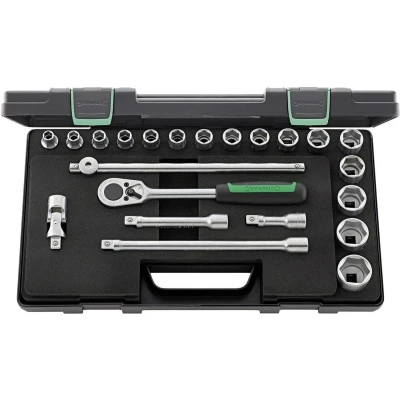 Afbeelding van Stahlwille 52/16/6 KN 96031448 Dopsleutelset 1/2 (12.5 mm) 22 delig