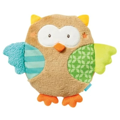 Afbeelding van Fehn kersenpitkussen warmte en koudekussen in schattig design voor baby&#039;s peuters vanaf 0+ maanden Uil, Sleeping Forest Eule,