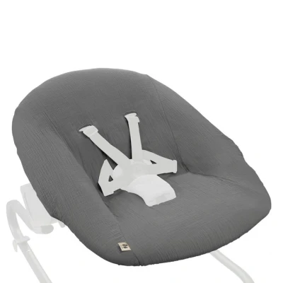 Afbeelding van Hauck Cover Wipstoel Muslin Dark Grey