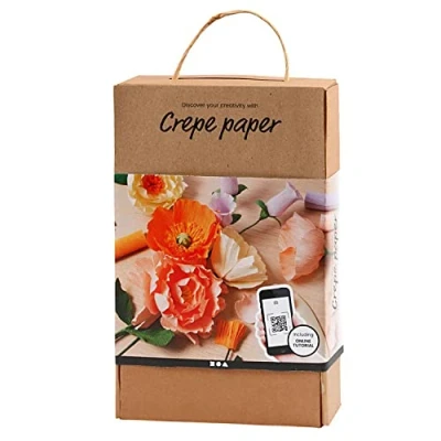 Afbeelding van Crêpepapier Creotime DIY starterset bloemen