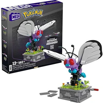 Image de Jeu de construction Mega Bloks Pokémon Papilusion en mouvement