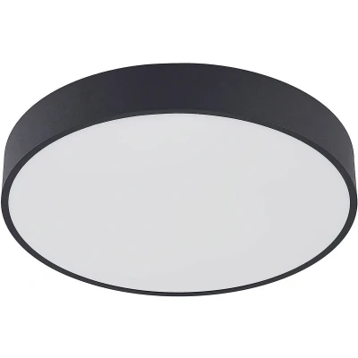 Afbeelding van Arcchio LED plafondlamp 1licht aluminium, acryl H: 9 cm zwart, wit Inclusief lichtbron