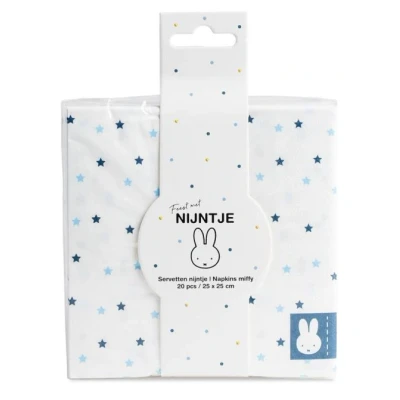 Image de Napkin Miffy Baby Blue 20 morceaux