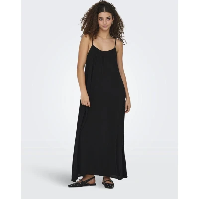 Afbeelding van ONLY Onlniki Strap Maxijurk, Dames, Maat: XS, Black