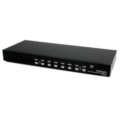 Afbeelding van StarTech 8 Port 1U Rackmount DVI USB KVM Switch