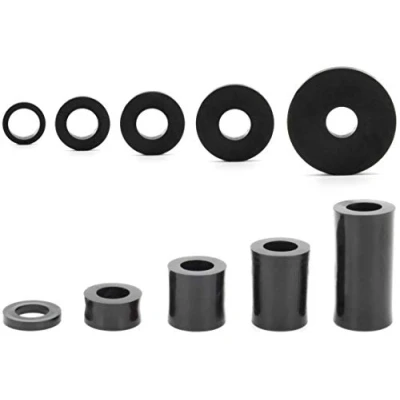 Afbeelding van Enkotrade 50 stuks ronde afstandsstukken van kunststof voor M6, 15 x 6,3 20 mm, afstandhouders