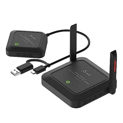 Afbeelding van j5create JVW120 Draadloze Webcam Verlengkabel USB Camera Microfoons Luidsprekers Plug &amp; Play Compatibel Windows en Mac