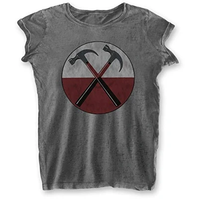 Afbeelding van Pink Floyd The Wall Hammers Dames T shirt M Grijs