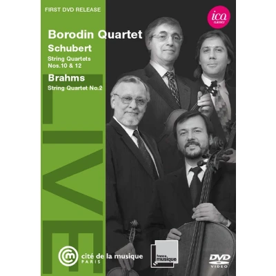 Afbeelding van Borodin Quartet String Quartets Nos. 10 &amp; 12/String No.2 (DVD)