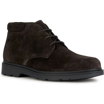 Afbeelding van Geox Spherica Veterboots, Heren, Maat: 42, Coffee Veloursleer