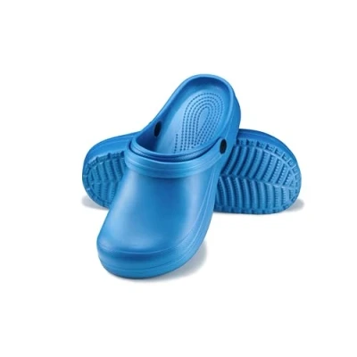 Afbeelding van ESTRO Sabot de Jardin Femme Mules Plastique Léger Gomme Chaussures Sabots Femmes F07 (39 EU, Bleu clair)
