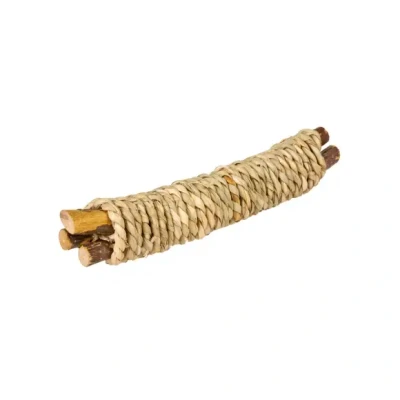 Afbeelding van Duvoplus Knaagdierensnack Knaagdier Houten Knaagstokjes Met Waterhyacint 15x3x3cm Meerkleurig 1st