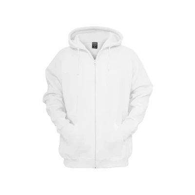 Afbeelding van Urban Classics Sweater met rits, Heren, Maat: 4XL, White