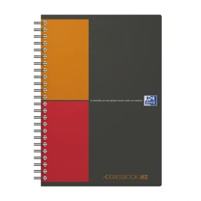 Afbeelding van Oxford INTERNATIONAL Addressbook, ft A5, 144 bladzijden telefoonregister