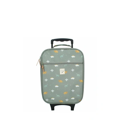 Afbeelding van Kidzroom Small Talk Trolley green kinderkoffer