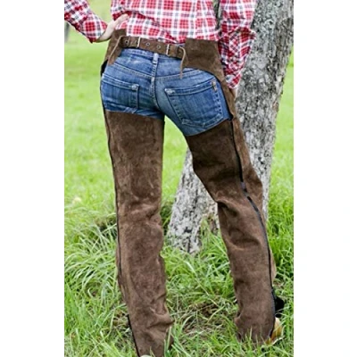 Afbeelding van HKM Western Chaps Basic Bruin XL