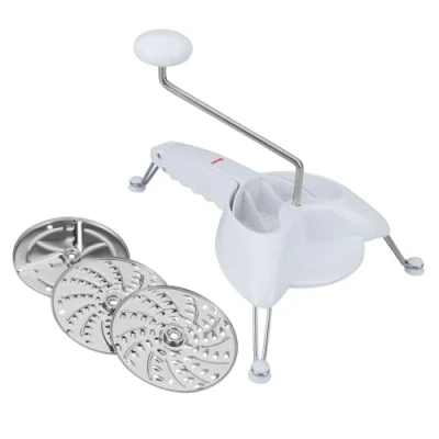 Afbeelding van Rasper Metaltex Poten Wit Roestvrij staal (Ø 24 cm)